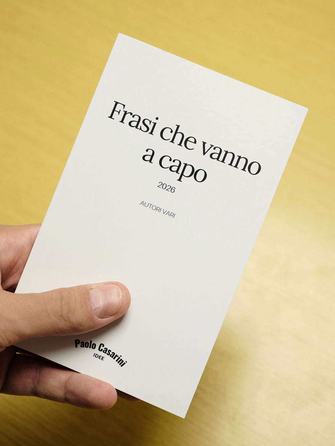 Frasi che vanno a capo - 2026