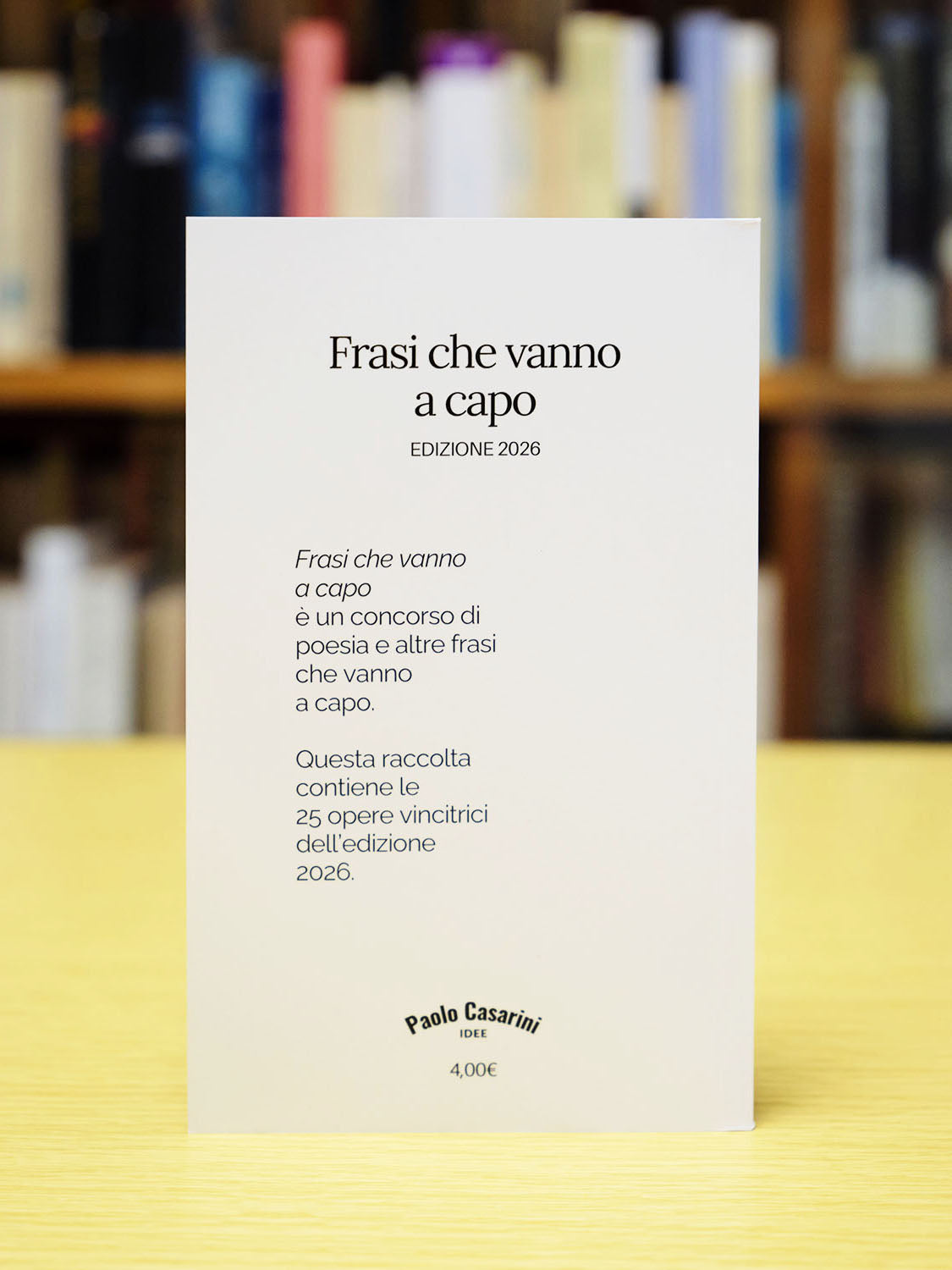 Frasi che vanno a capo - 2026