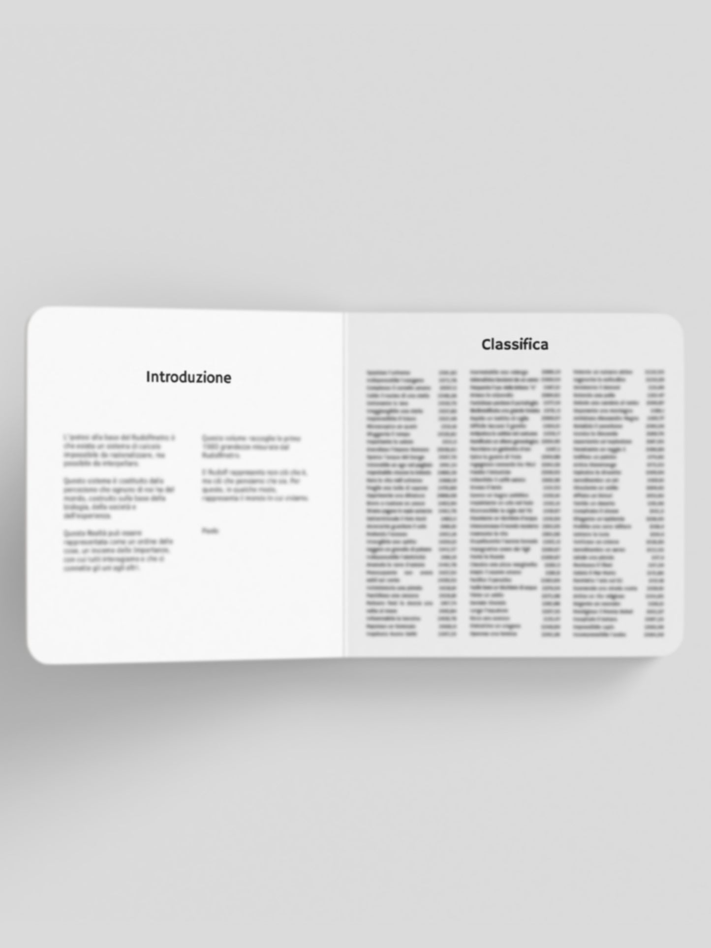 Catalogo del Rudolf - 2026